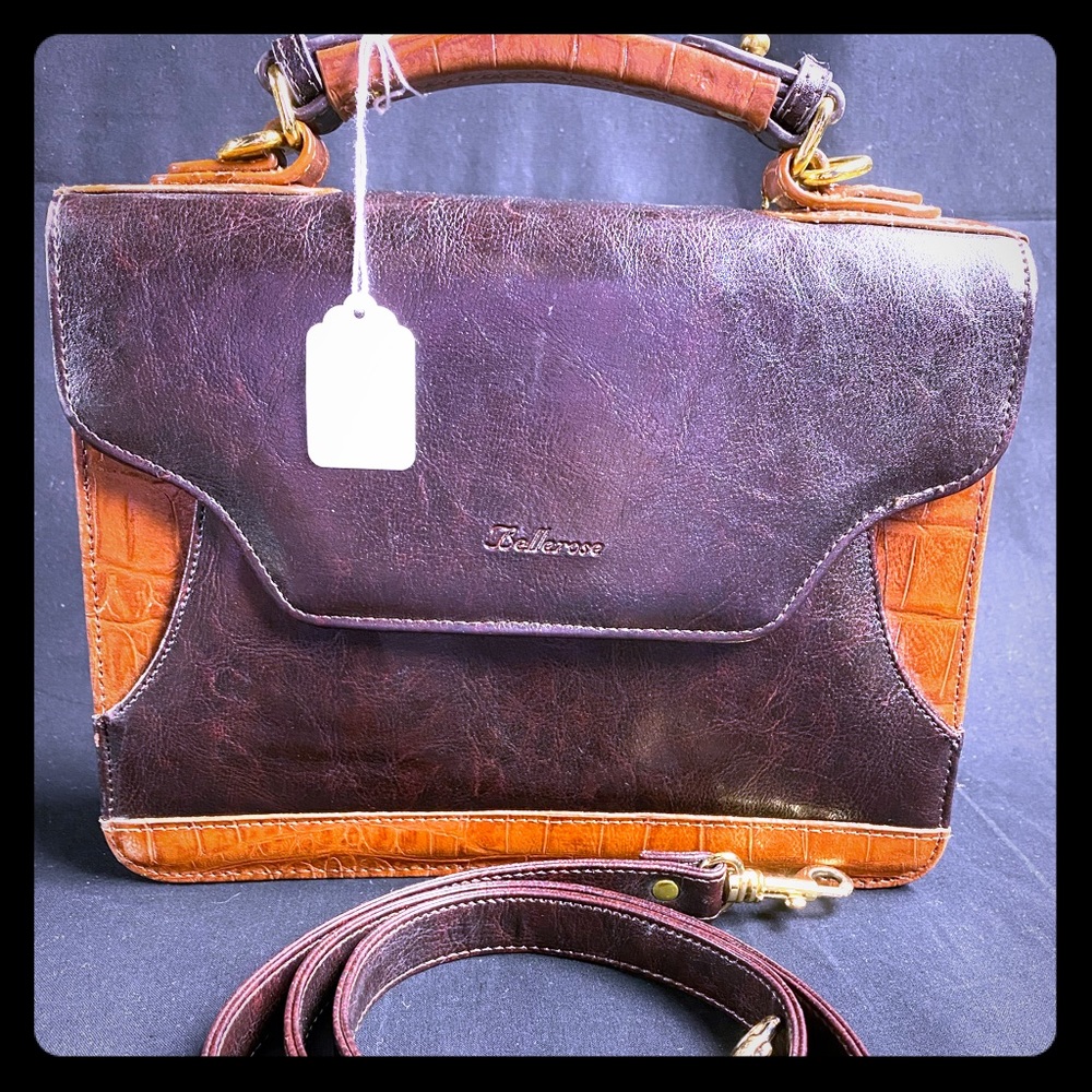 Belle rose Genuine Leather handbag